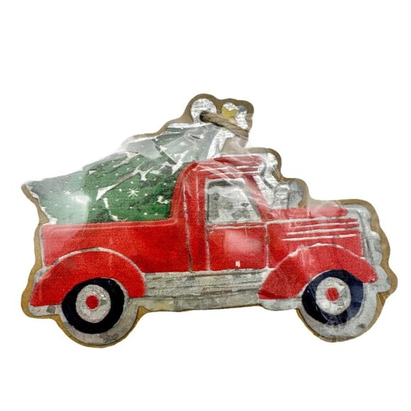 Primitives by Kathy Set Dish Towel and Ornament Red White Most Wonderful NWT - Picture 7 of 11